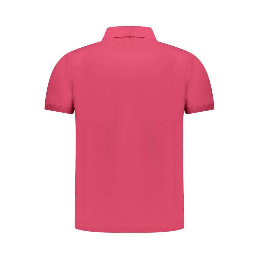 K-WAY Pink Cotton Men Polo Shirt
