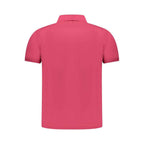 K-WAY Pink Cotton Men Polo Shirt