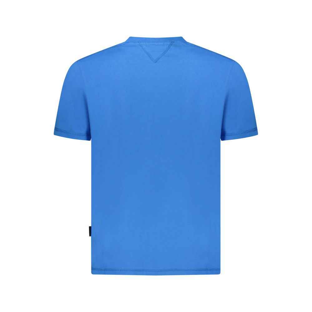 Napapijri Blue Cotton Men T-Shirt