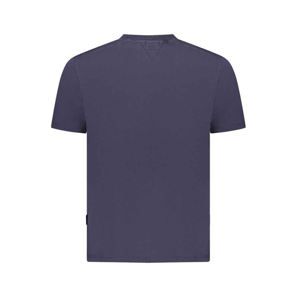 Napapijri Blue Cotton Men T-Shirt