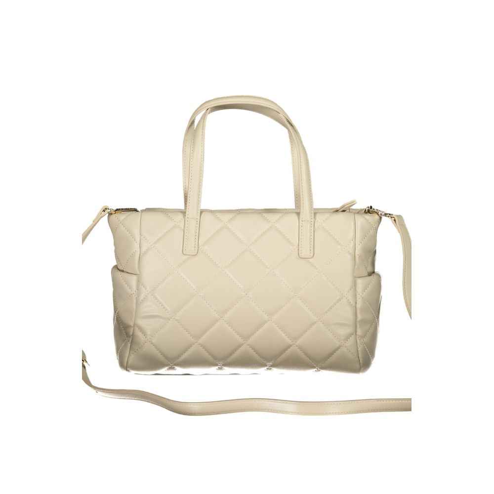 Mario Valentino Beige Polyethylene Handbag