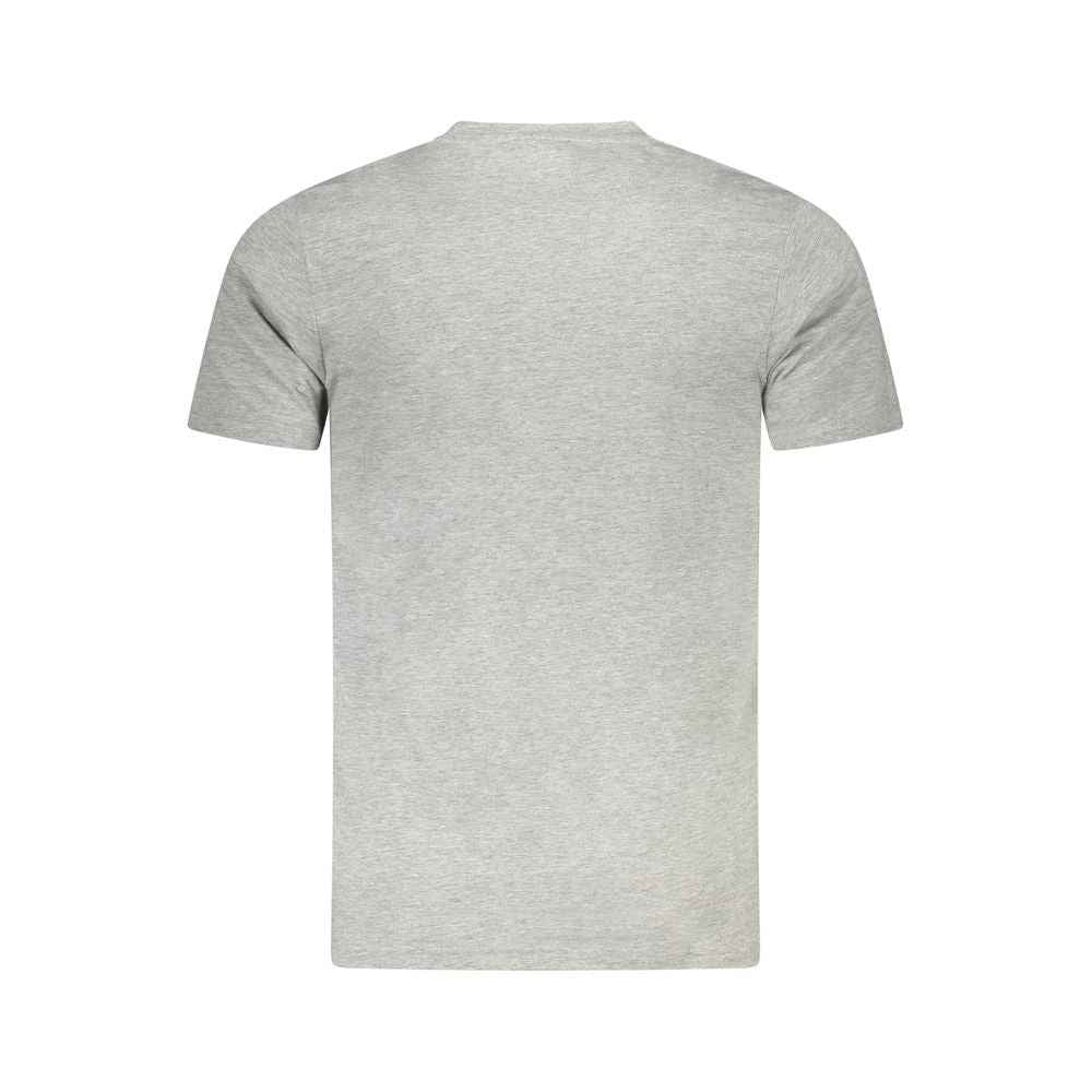 Cavalli Class Gray Cotton Men T-Shirt
