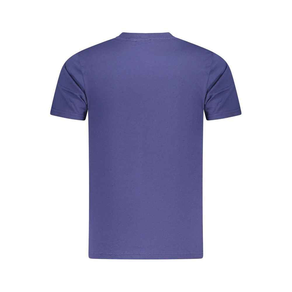 Cavalli Class Blue Cotton Men T-Shirt