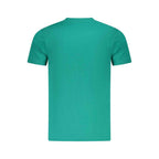 Cavalli Class Green Cotton Men T-Shirt