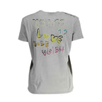 Desigual Gray Cotton Women T-Shirt