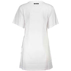 Cavalli Class White Cotton Women Dress