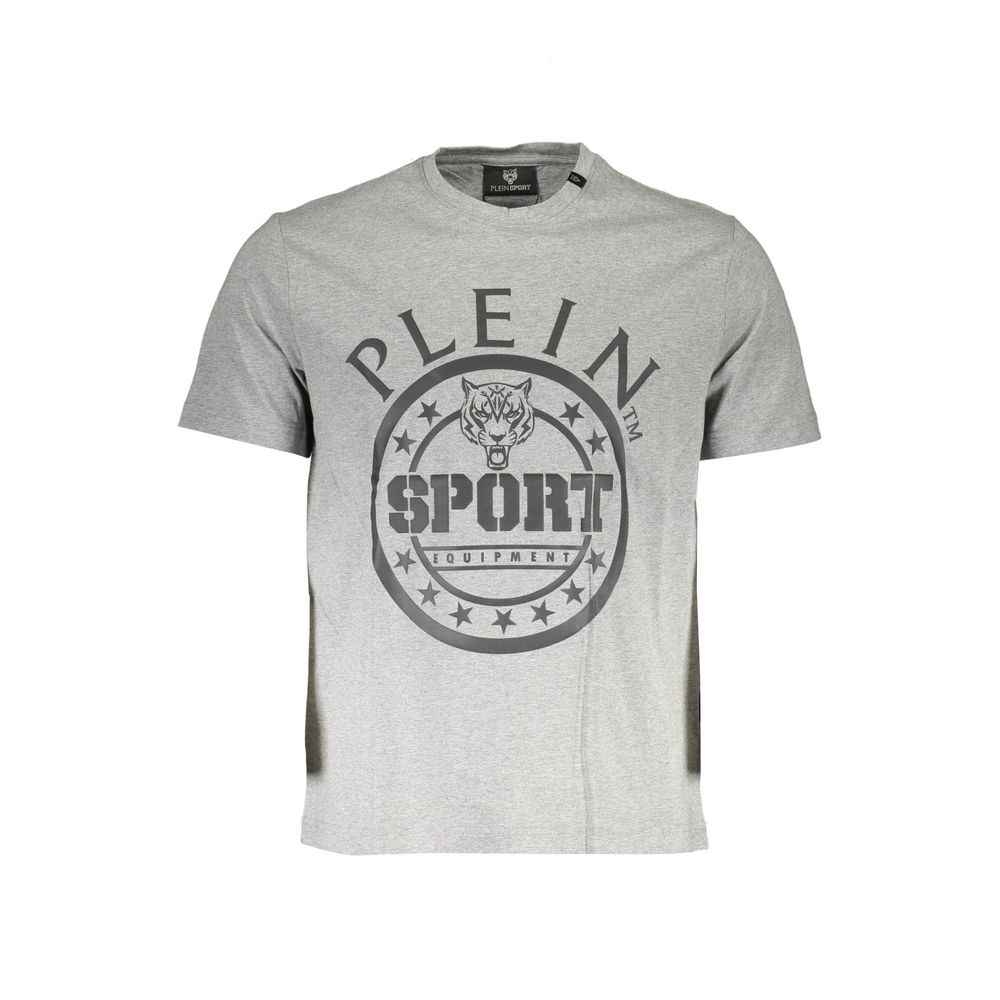 Plein Sport Brown Cotton Men T-Shirt