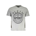 Plein Sport Brown Cotton Men T-Shirt