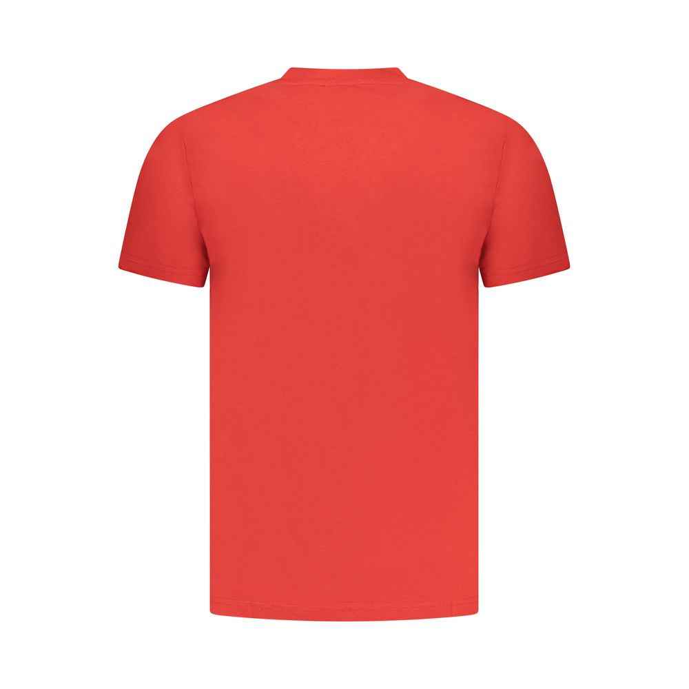 Cavalli Class Red Cotton Men T-Shirt