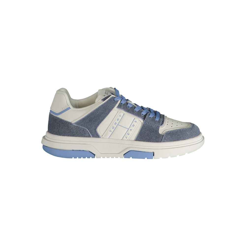 Tommy Hilfiger Light Blue Leather Women Sneaker