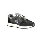 Calvin Klein Black Leather Men Sneaker