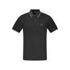 Hugo Boss Black Cotton Polo Shirt