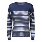 North Sails Blue Cotton Women Sweater