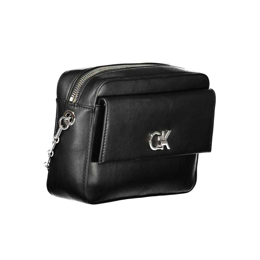 Calvin Klein Black Polyester Women Handbag