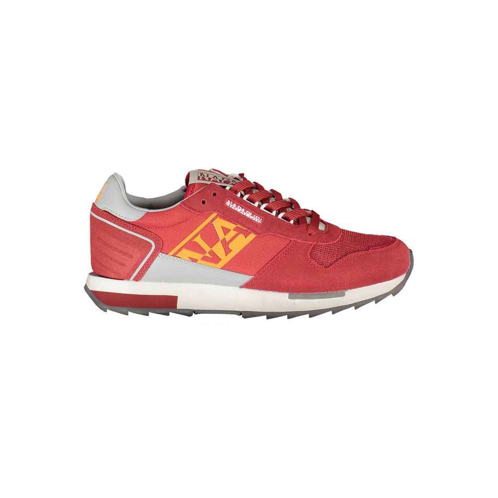 Napapijri Red Leather Men Sneaker