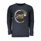 Cavalli Class Blue Cotton Sweater