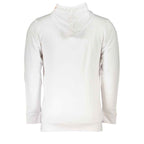Cavalli Class White Cotton Men Sweatshirt