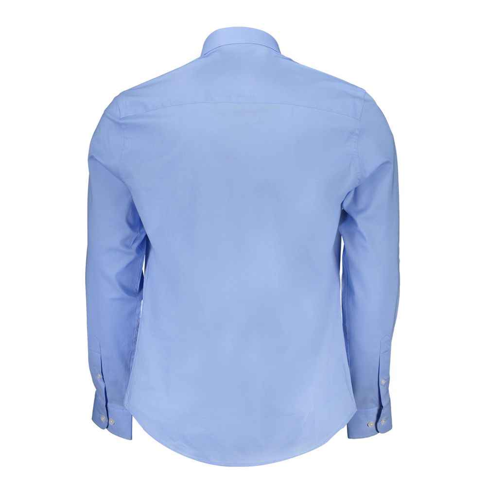 North Sails Light Blue Cotton Men Shirt