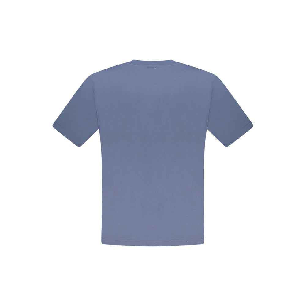 North Sails Blue Cotton Men T-Shirt