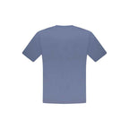 North Sails Blue Cotton Men T-Shirt