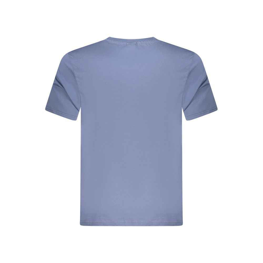 North Sails Blue Cotton Men T-Shirt