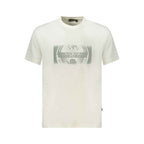 Napapijri White Cotton Men T-Shirt