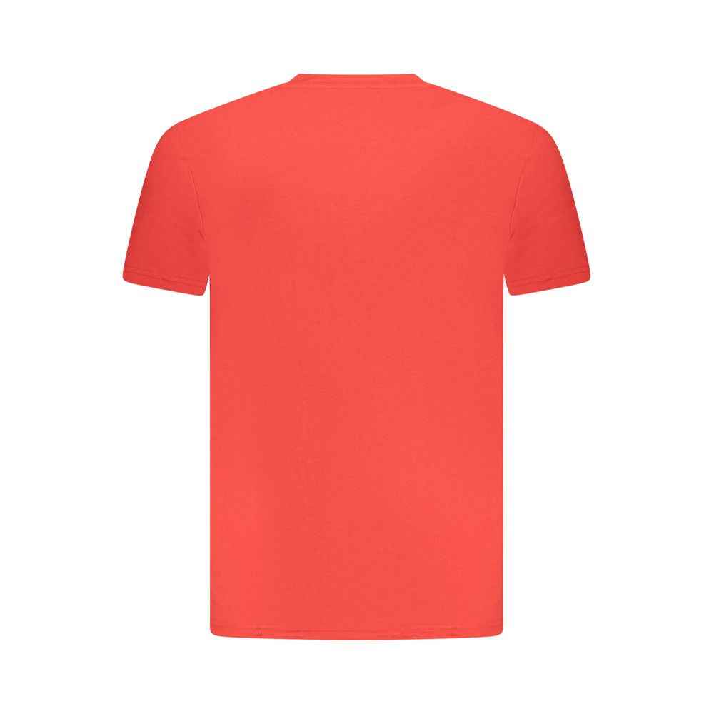 Cavalli Class Red Cotton Men T-Shirt