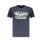 Cavalli Class Blue Cotton Men T-Shirt