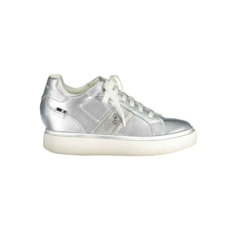 U.S. POLO ASSN. Gray Polyester Women Sneaker