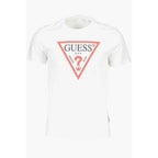 Guess Jeans White Cotton Men T-Shirt