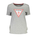 Guess Jeans Gray Cotton Women T-Shirt