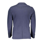 Gant Blue Cotton Men Jacket