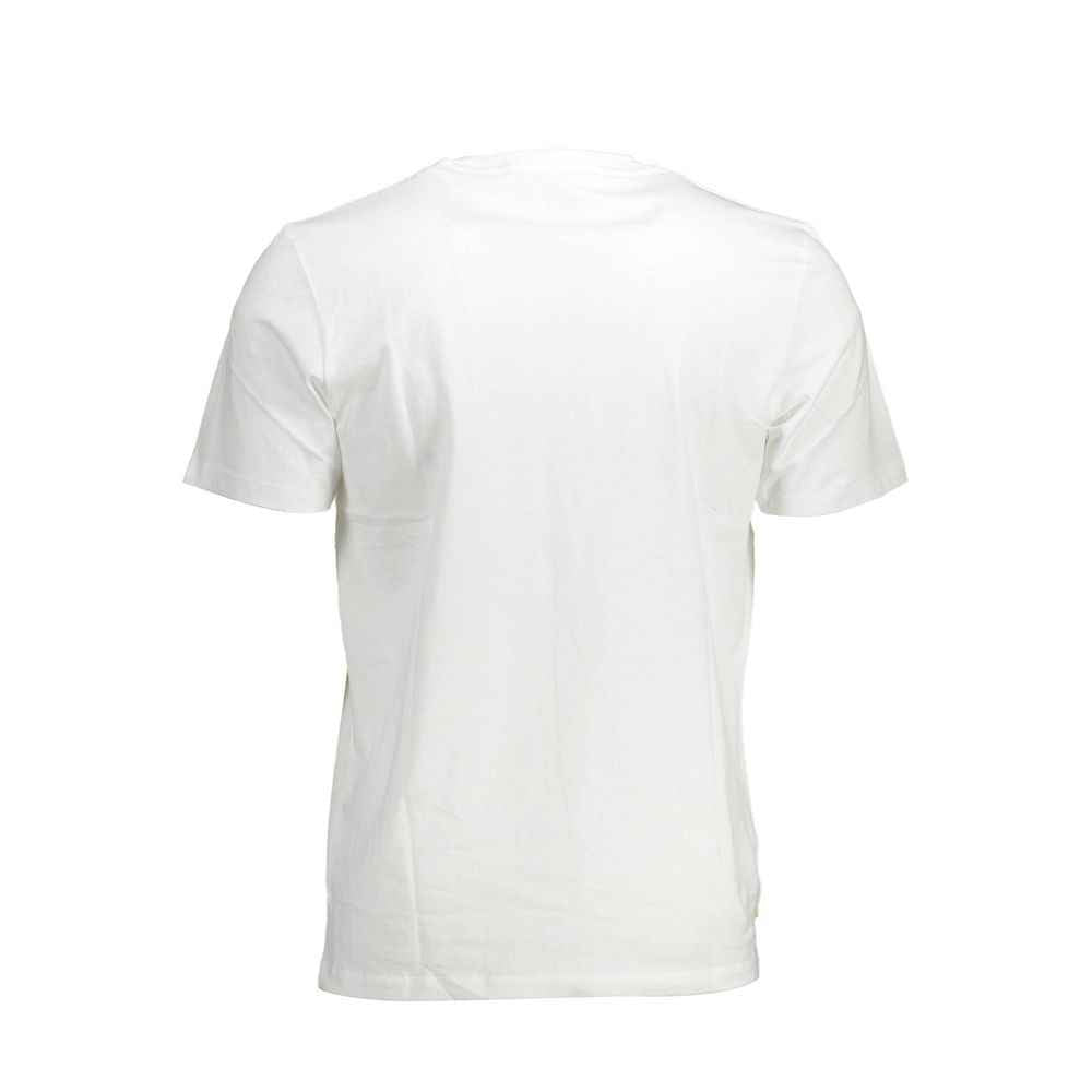 Timberland White Cotton Men T-Shirt
