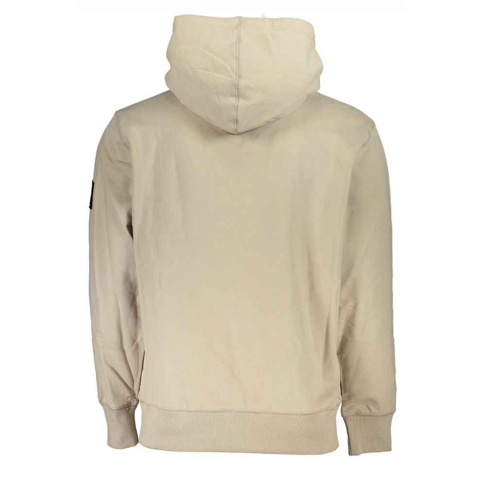 Calvin Klein Beige Cotton Men's Sweatshirt