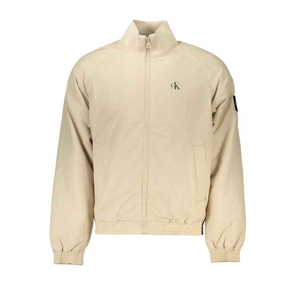 Calvin Klein Beige Polyamide Men Jacket
