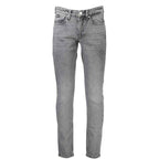 Calvin Klein Gray Cotton Men Jeans