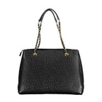 Mario Valentino Black Polyethylene Women Handbag