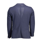 Gant Blue Cotton Men Jacket