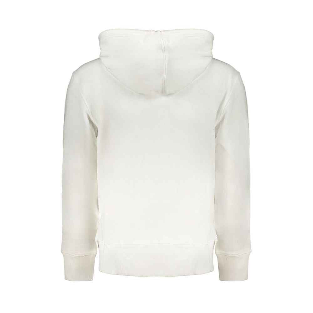 Calvin Klein White Cotton Men's Hooded Sweater