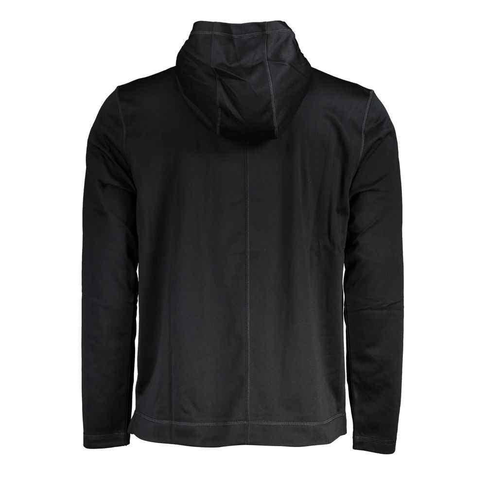 Calvin Klein Black Polyester Men's Hooded Sweater