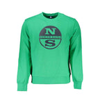 North Sails Green Cotton Men Sweater