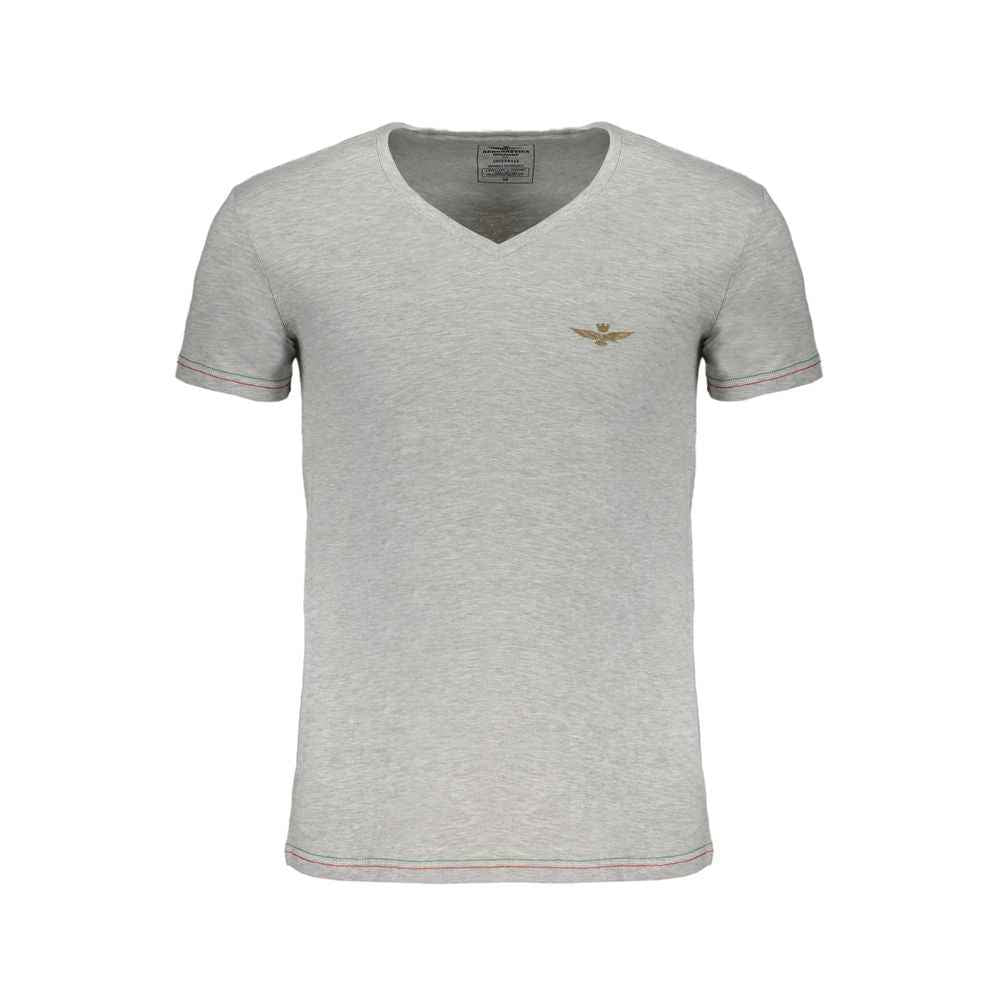 Aeronautica Militare Brown Cotton Men T-Shirt
