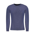 Cavalli Class Blue Viscose Men Sweater