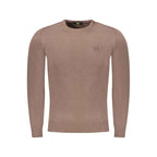 Cavalli Class Brown Viscose Men Sweater