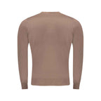 Cavalli Class Brown Viscose Men Sweater