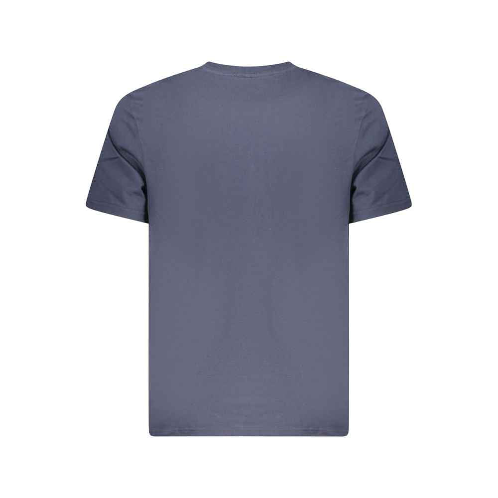 Lee Blue Cotton Men T-Shirt