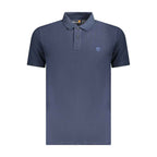 Timberland Blue Cotton Men Polo Shirt