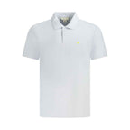 Calvin Klein Light Blue Cotton Men Polo Shirt