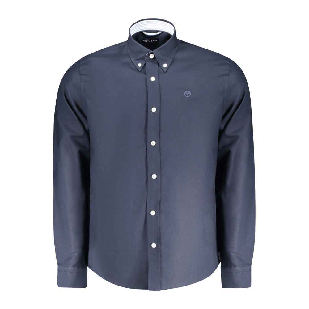 North Sails Blue Cotton Men Shirt