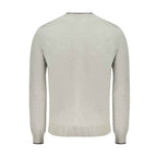 North Sails Brown Cotton Men Sweater